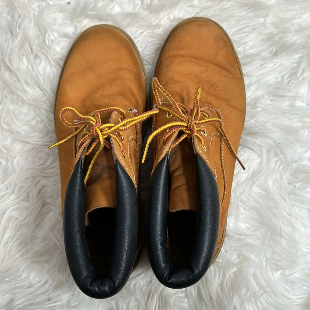 TIMBERLAND CHUKKA TAN LEATHER WATERPROOF BOOTS